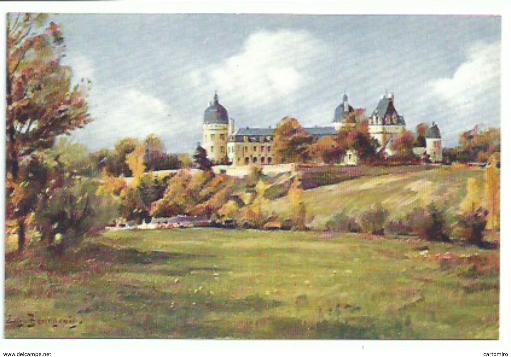 Illustrateur - Bourgeois - Valençay - Château - Bourgeois