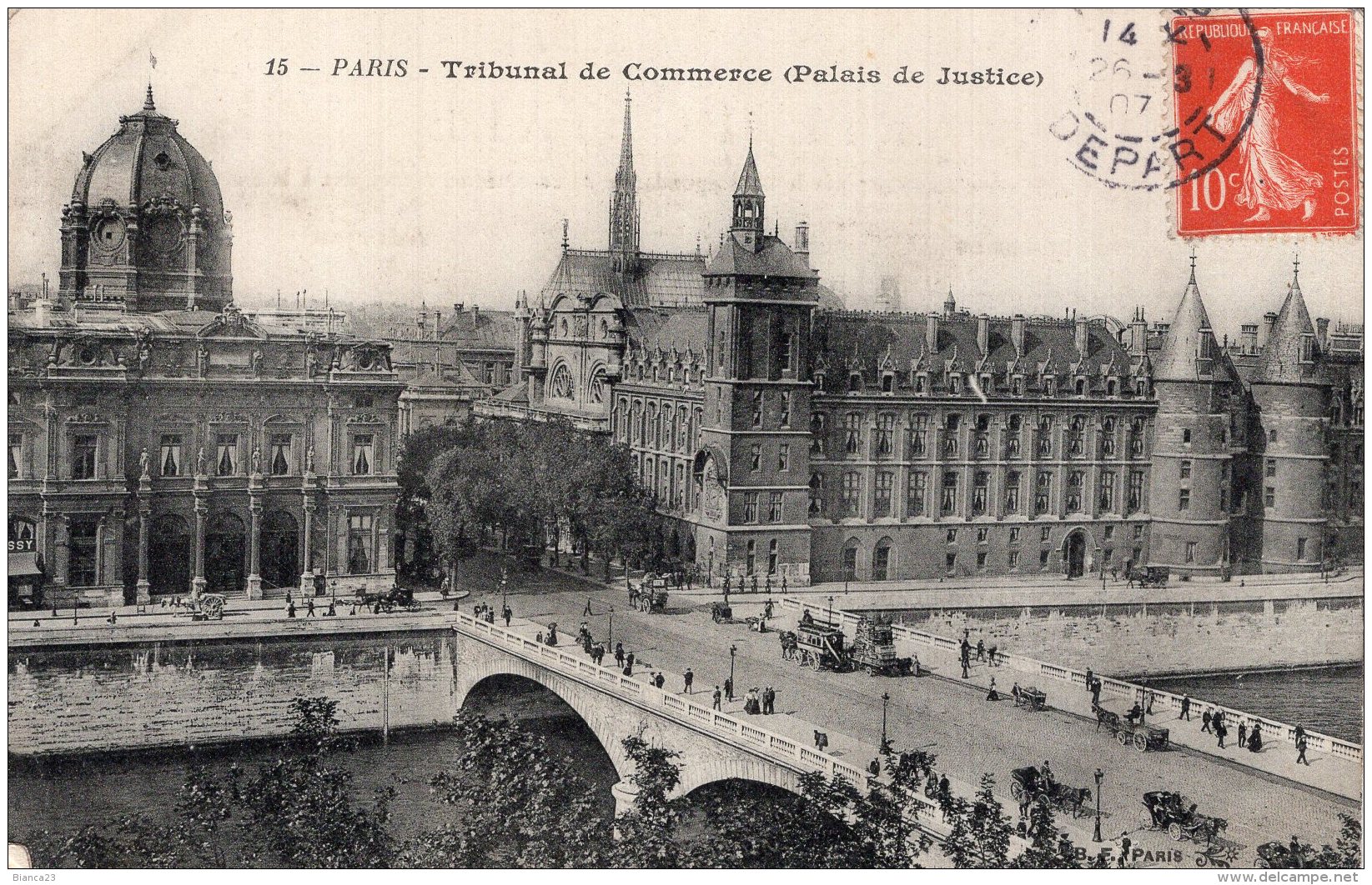 B40149 Paris,  Tribunal De Commerce - Autres & Non Classés
