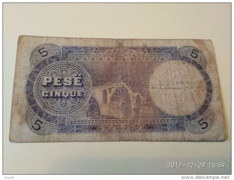 5 Pese 1926 - Albanië