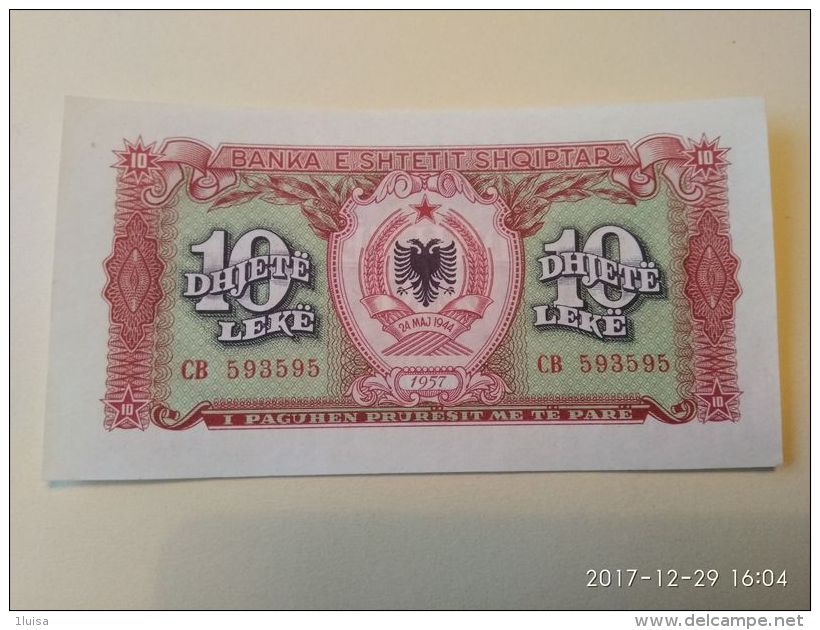 10 Lek 1957 - Albania