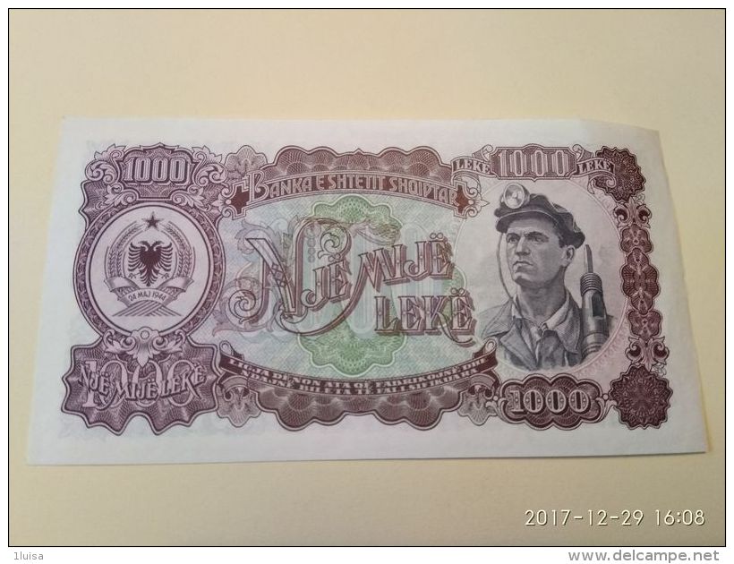 1000 Lek 1957 - Albanie