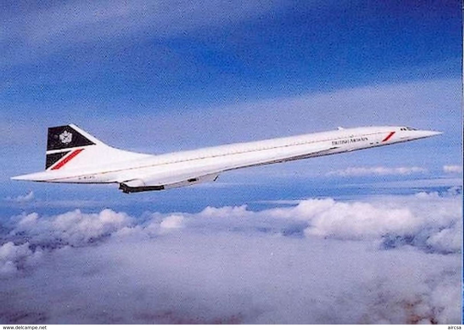 Aviation Postcard-185 BRITISH AIRWAYS Concorde - 1946-....: Moderne