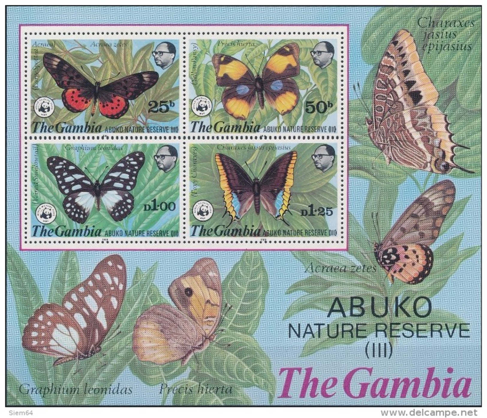 Gambia  Butterflies - Vlinders