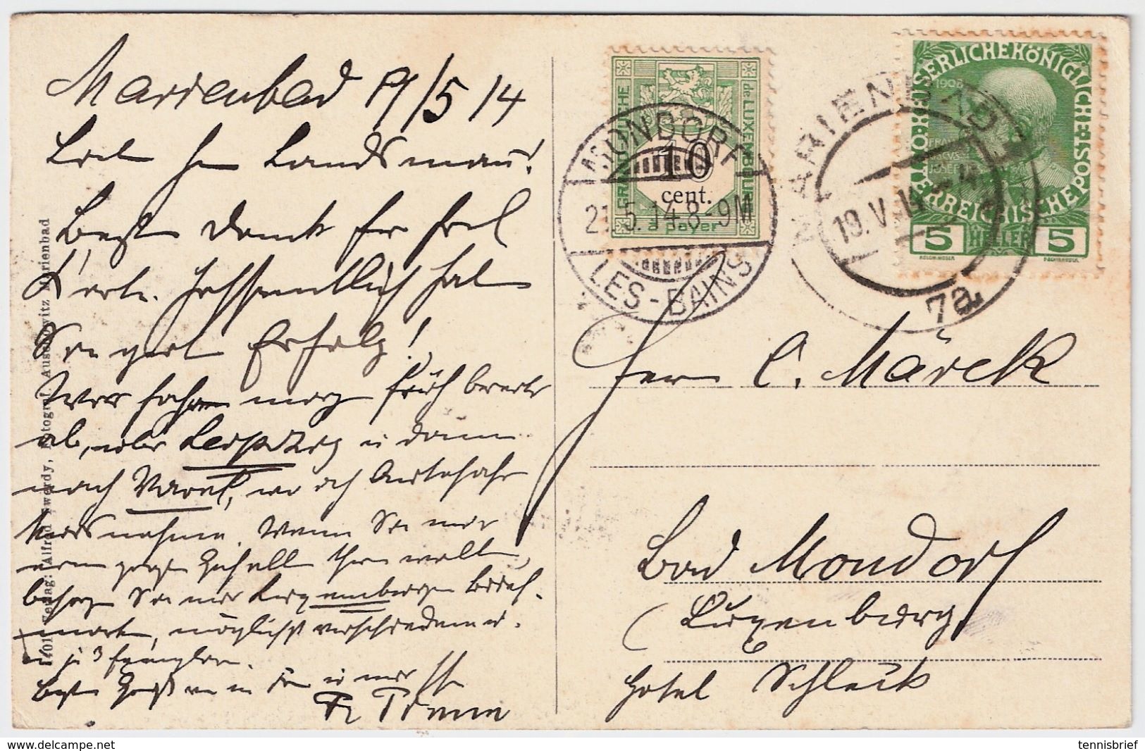 1914, Porto 10 C. A. Karte Österreich ,  #9077 - Postage Due