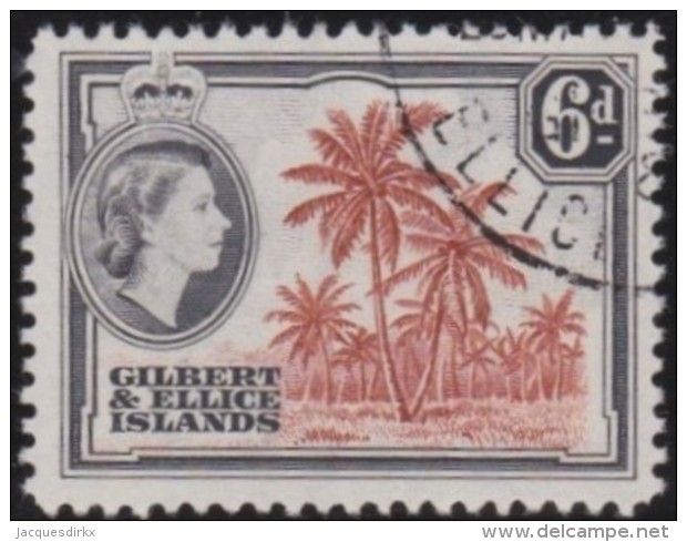 Gilbert &amp; Ellice Islands      .      SG     .    70       .        O   .   Cancelled   .   /   .   Gebruikt - Gilbert- En Ellice-eilanden (...-1979)