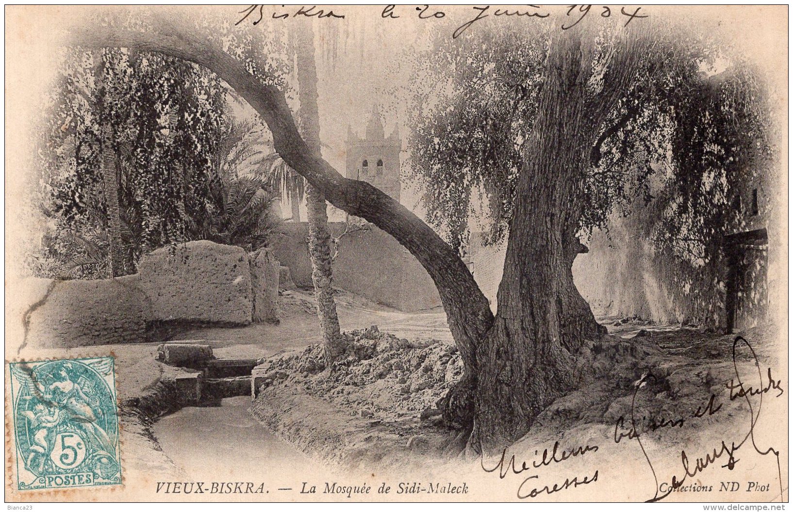 B40906 Vieux Biskra, La Mosquée De Sidi Malck - Autres & Non Classés