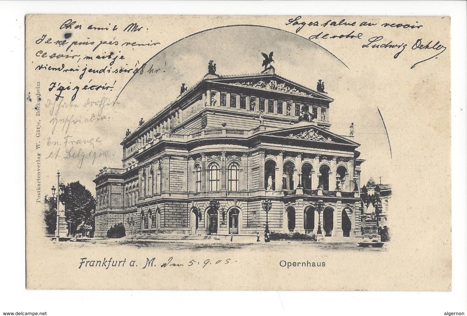 18880 -  Frankfurt Opernhaus 1905 - Frankfurt A. Main