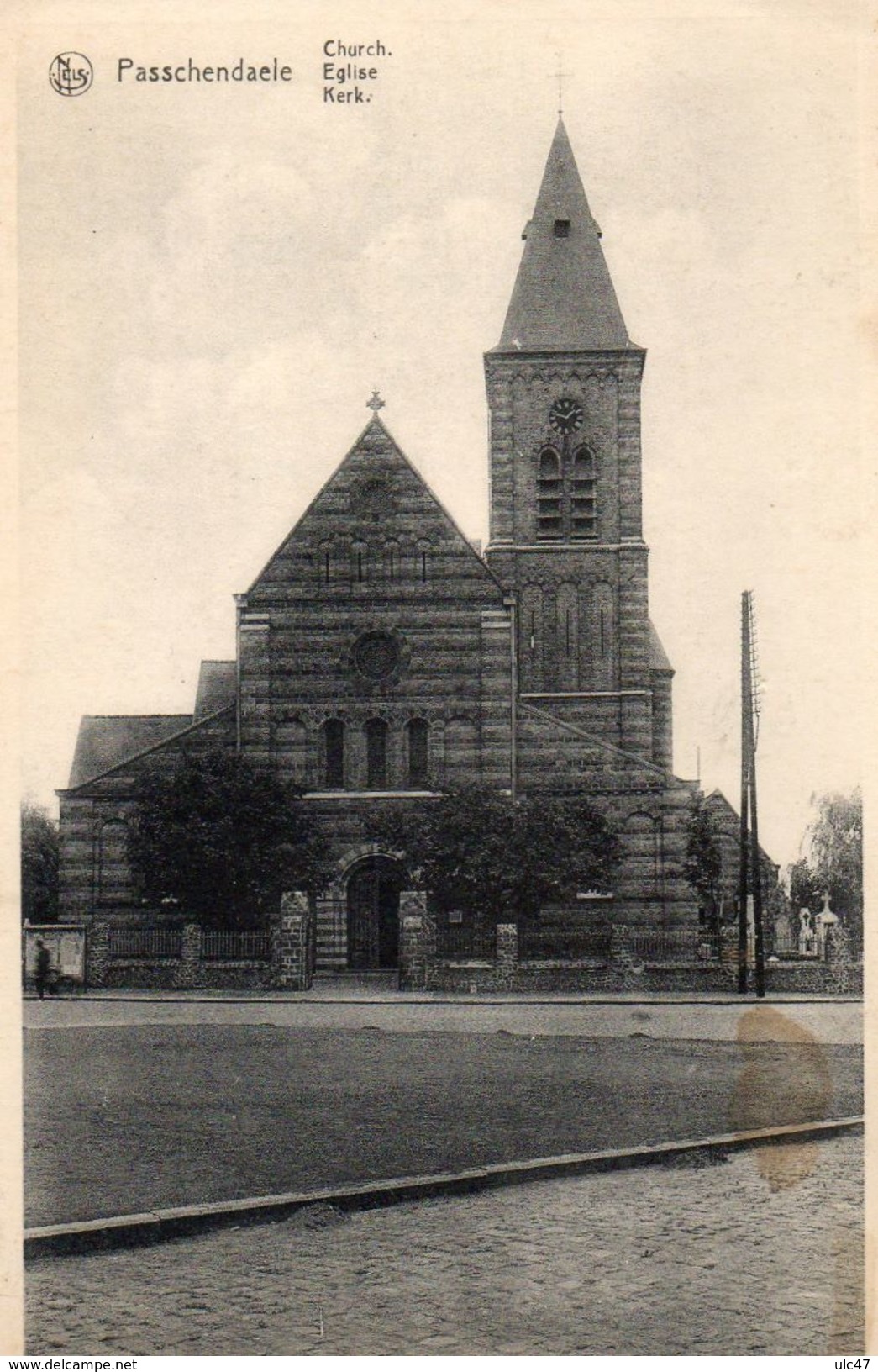 - PASSCHENDAELE. - Church. Eglise. Kerk. - - Zonnebeke