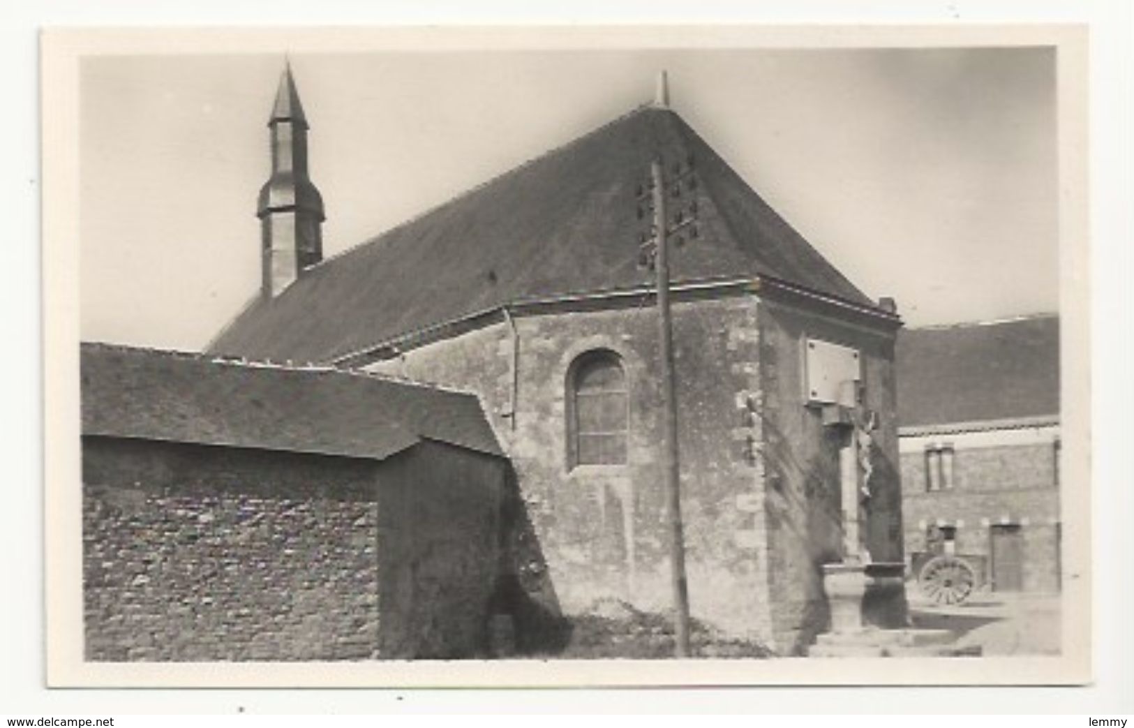 44 - HERBIGNAC - CHAPELLE DE NOTRE-DAME LA BLANCHE - CALVAIRE - TOMBEREAU - Herbignac