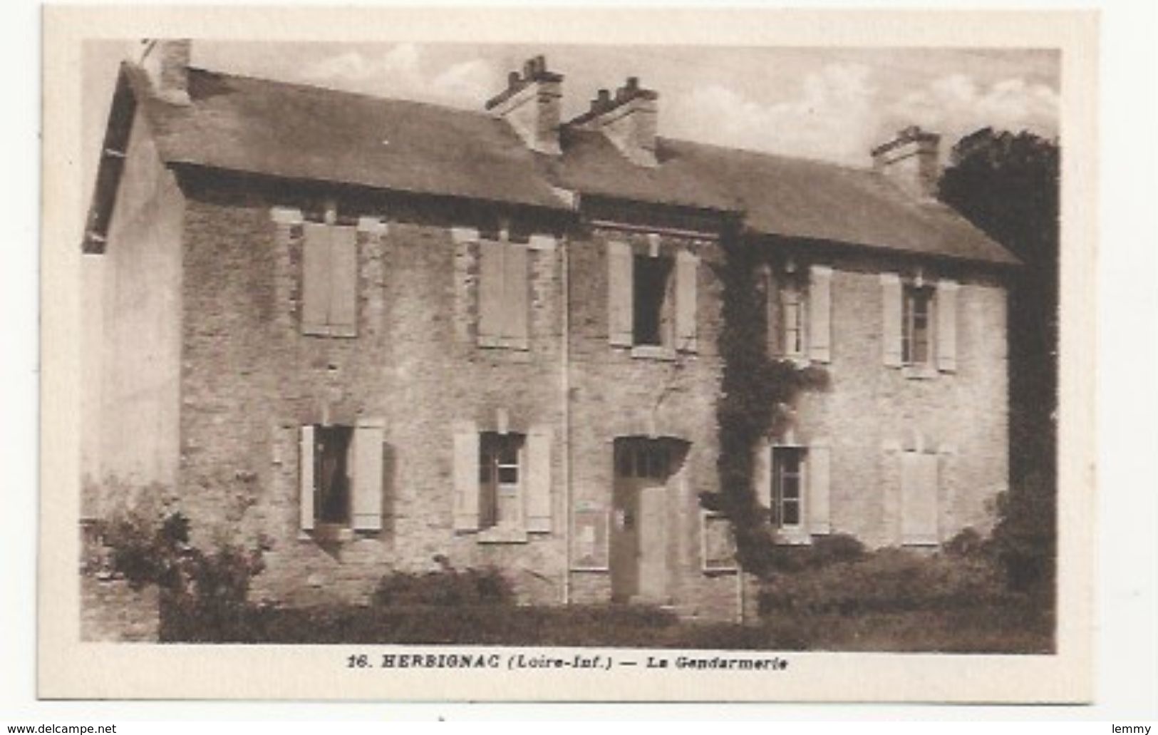 44 - HERBIGNAC - LA GENDARMERIE - Herbignac