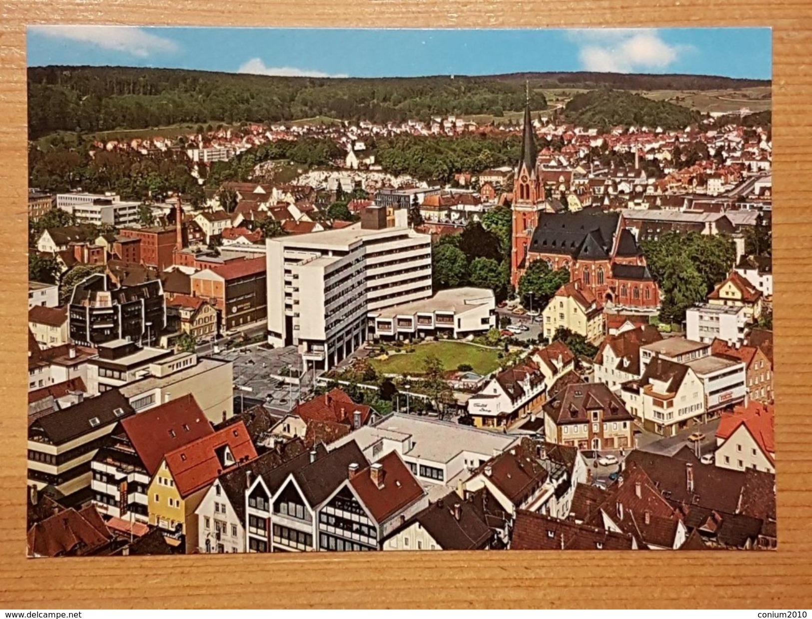 Heidenheim, Rathaus, Pauluskirche, Gelaufen 1982 - Heidenheim