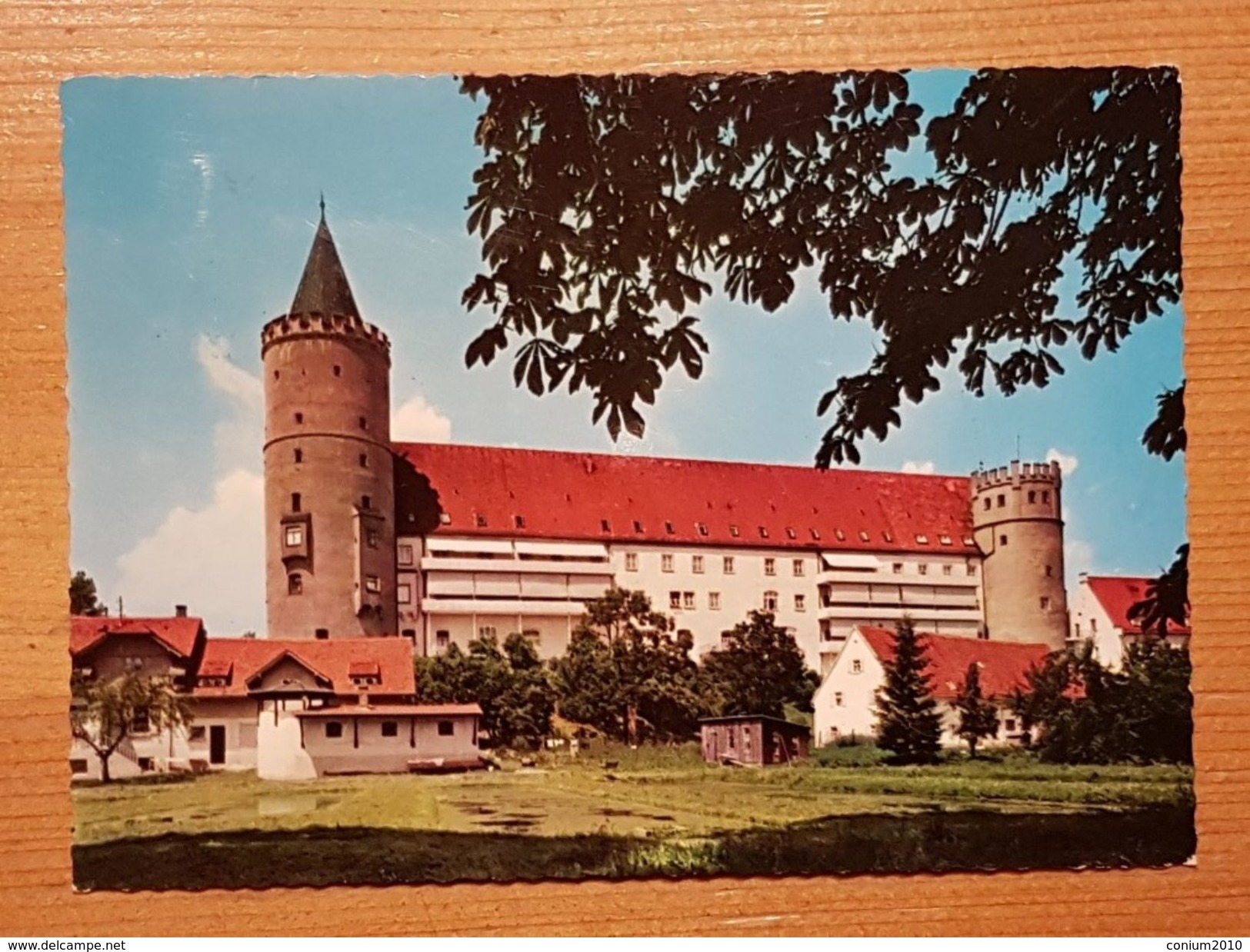 Lauingen, Schloss, Gelaufen 1981 - Lauingen