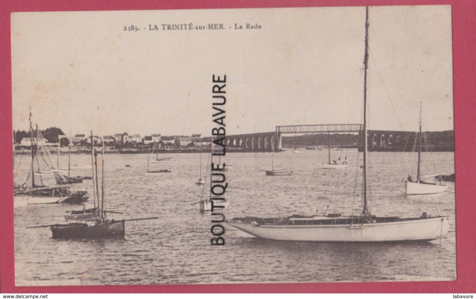 56 - LA TRINITE SUR MER--La Rade----cpsm Pf - La Trinite Sur Mer