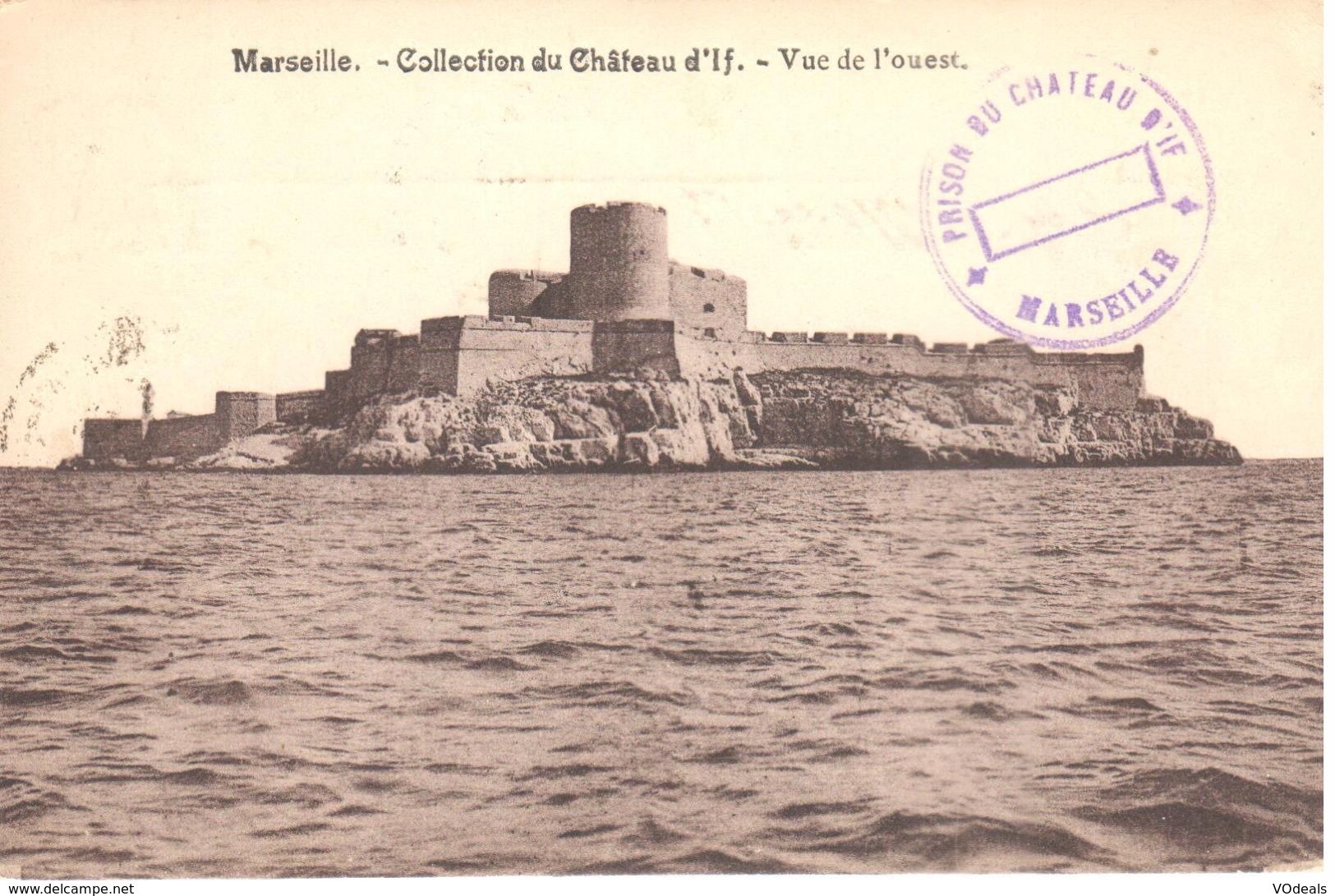 (13) Bouches-du-Rhône - CPA - Marseille - Collection Du Château D'If - Vue De L'ouest - Castillo De If, Archipiélago De Frioul, Islas...