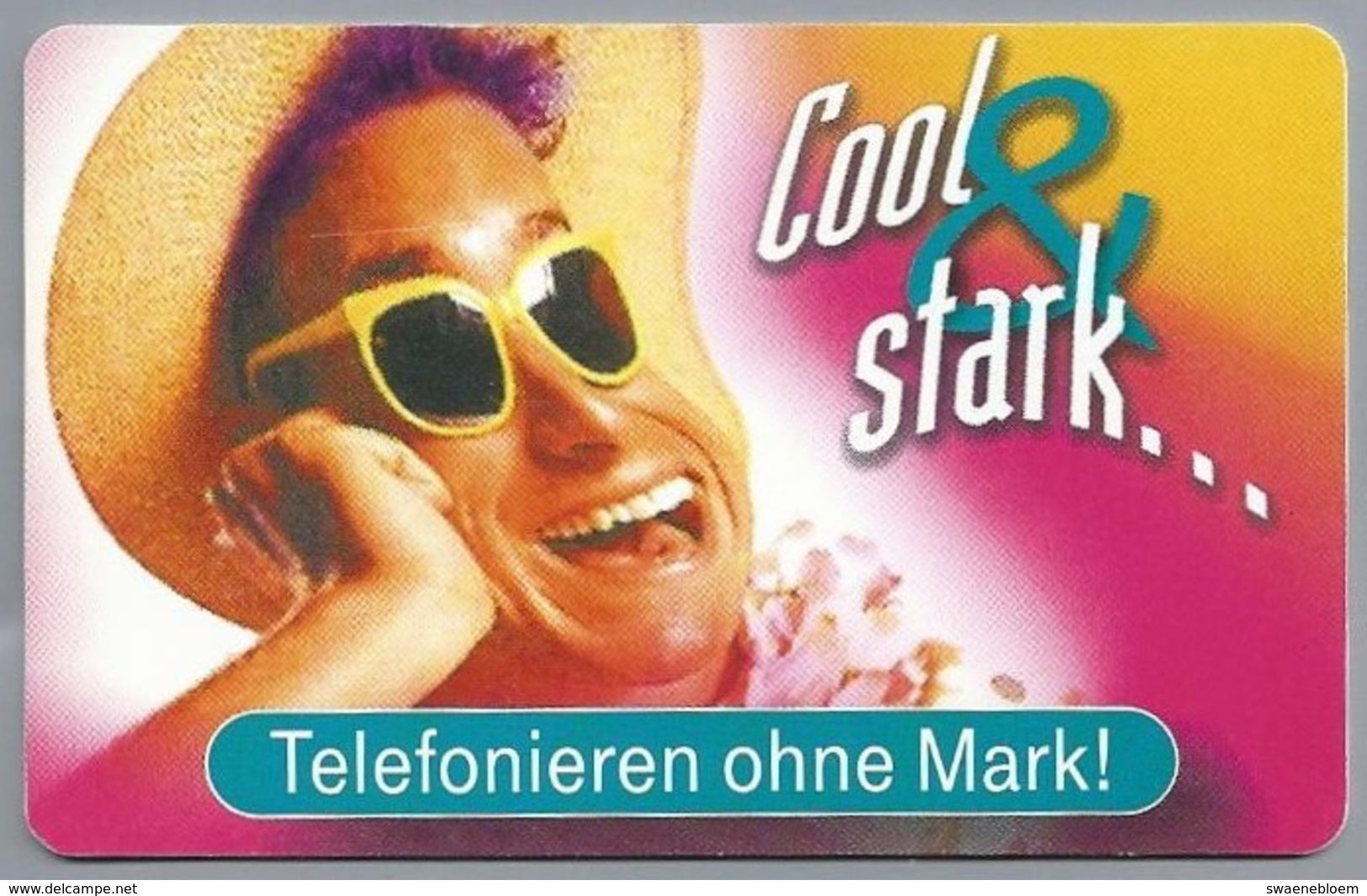 DE.- Telefoonkaart. Telecom TELEFONKARTE. 12 DM. - Cool & Stark... Telefonieren Ohne Mark! - P & PD-Reeksen : Loket Van D. Telekom