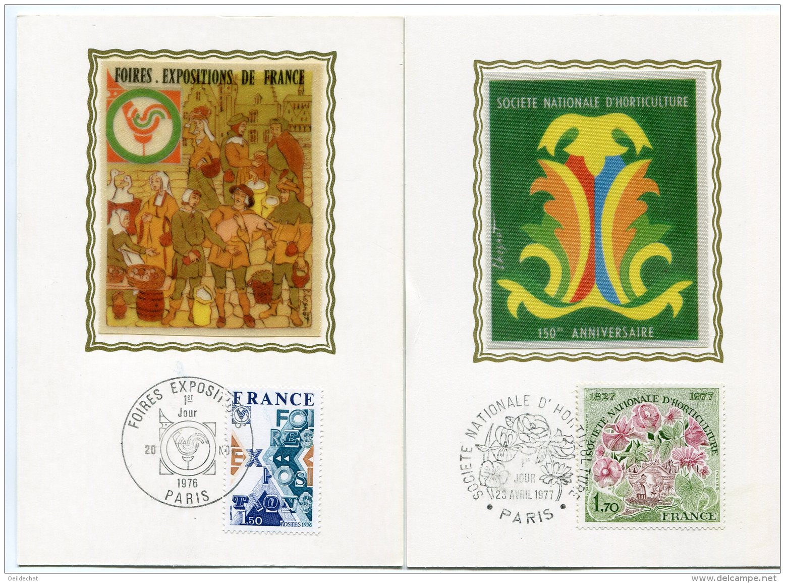 5746  - FRANCE    Collection  10 Cartes Sur Soie  : Evénement Et Expositions      TB - Verzamelingen & Reeksen
