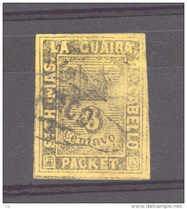 Saint Thomas La Guaira  :  Yv  5  (o) - America (Other)