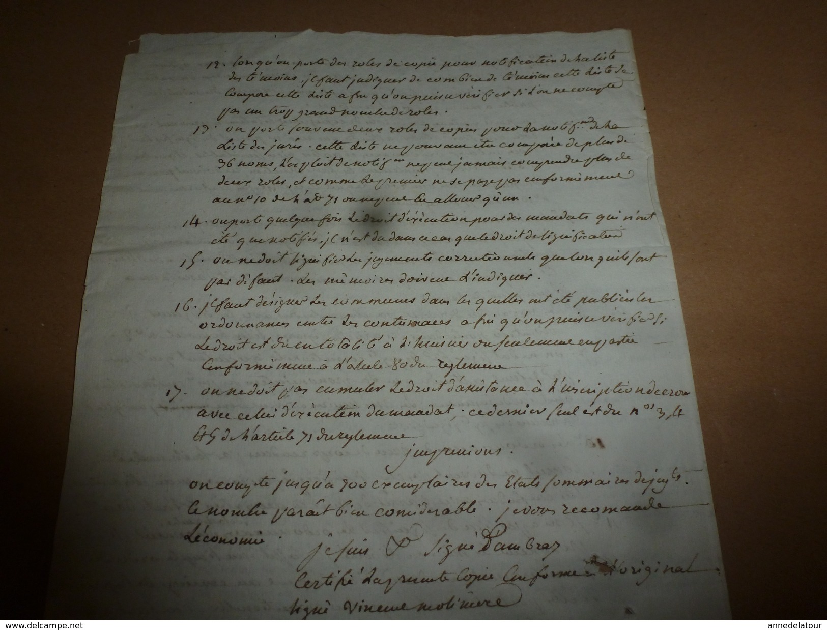 1817 Rapport Manuscrit Du Ministre De La Justice Concernant  INSTRUCTION SUR LES REPRIS DE JUSTICE,etc - Collections