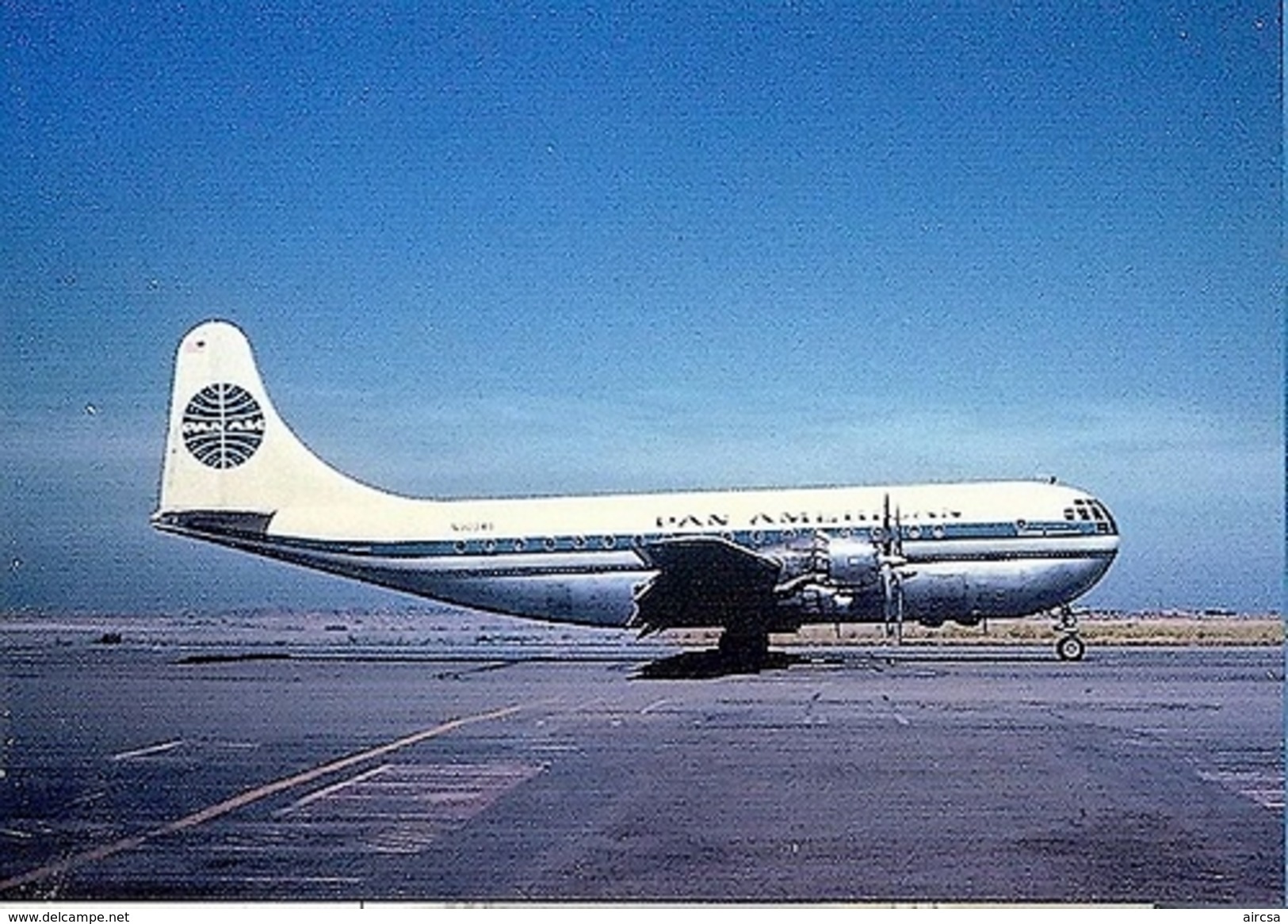 Aviation Postcard-236 PAN AMERICAN Boeing 377 Stratocruiser - 1946-....: Moderne