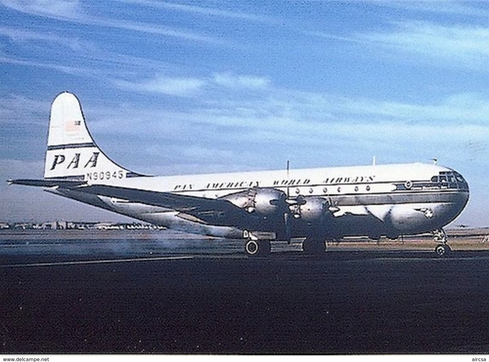 Aviation Postcard-237 PAN AMERICAN Boeing 377 Stratocruiser - 1946-....: Moderne