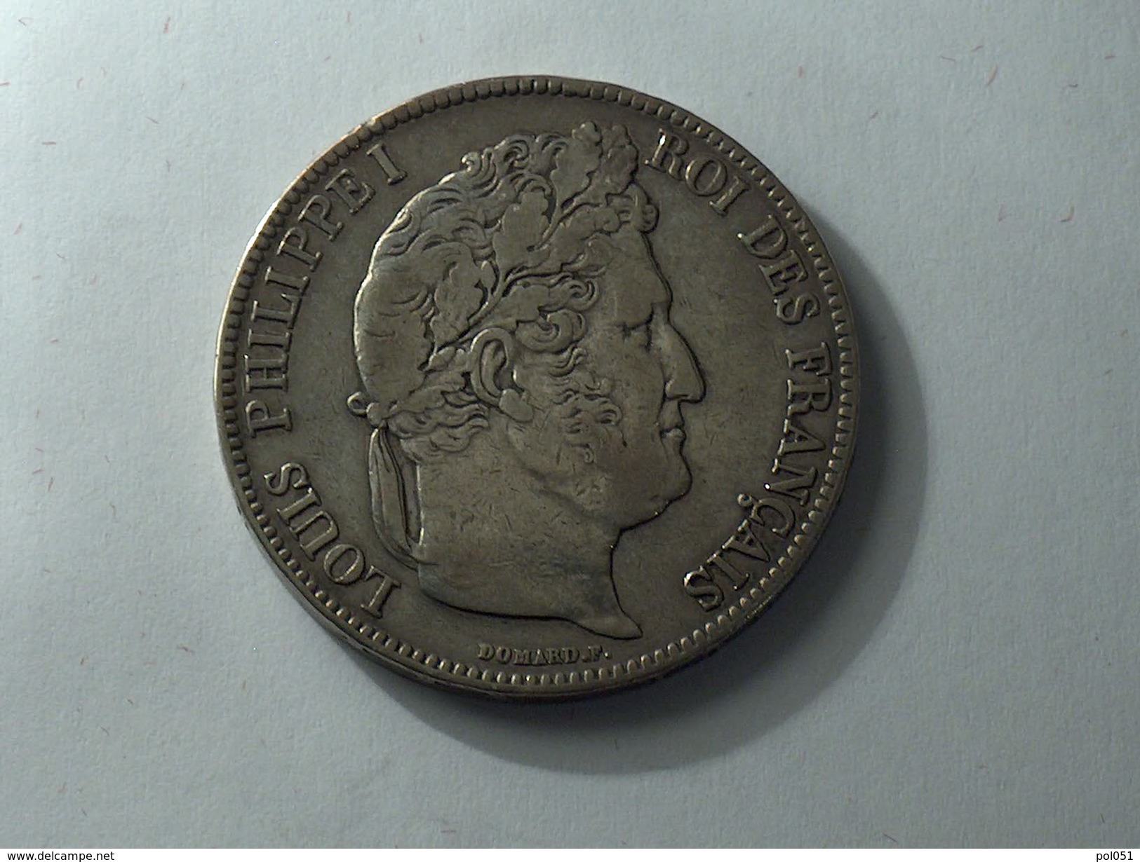 France 5 Francs 1837 B LOUIS PHILIPPE I IIe TYPE DOMARD Silver, Argent Franc - Other & Unclassified