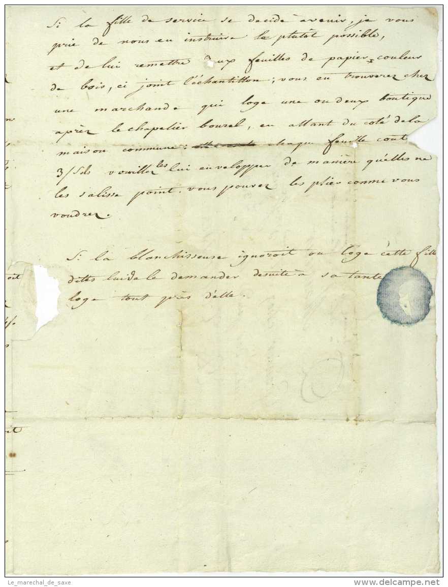 1804 Lettre Du Mageste Pour Toulouse Mention D'un BATEAU DE POSTE Premier Empire Durand - Documentos Históricos