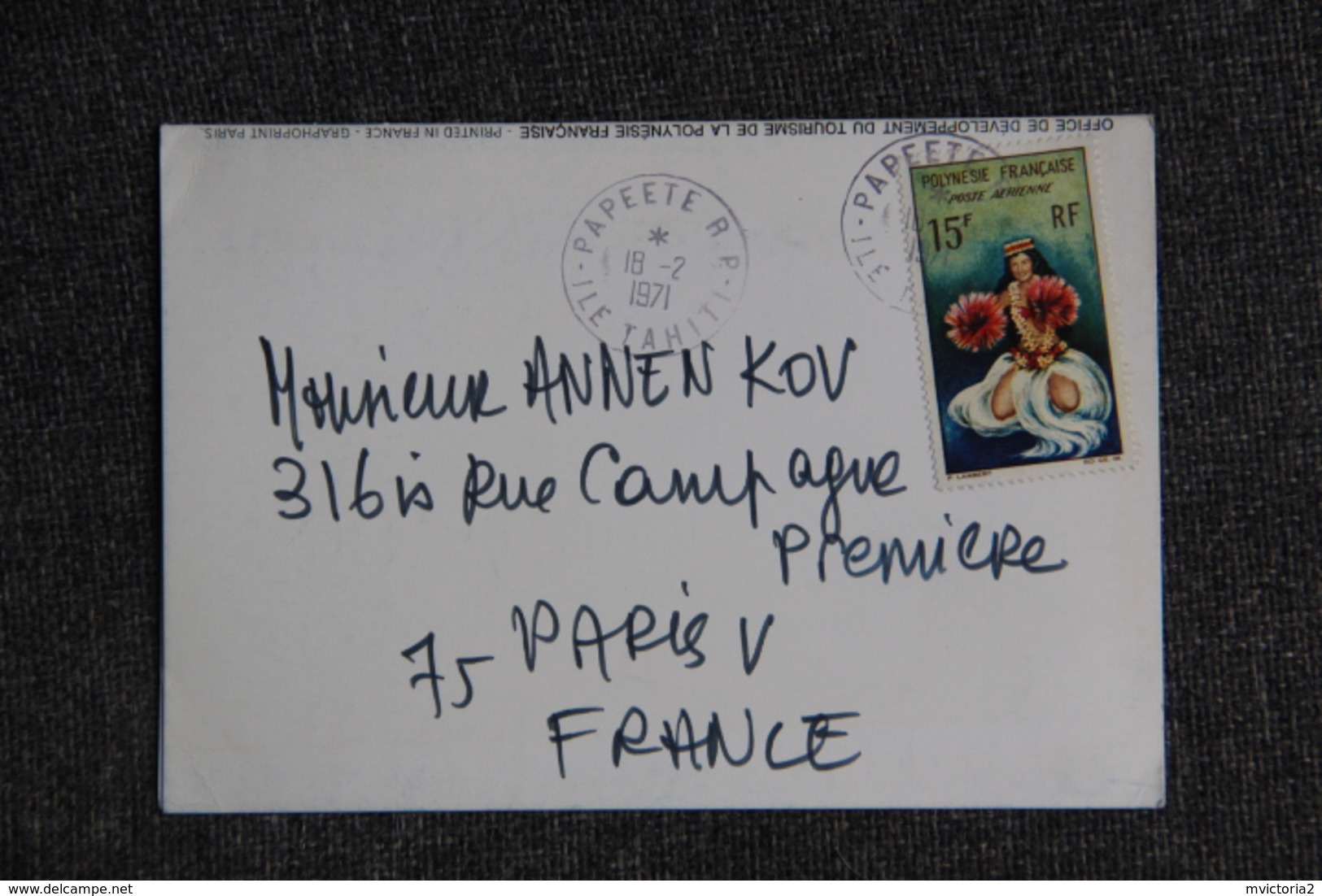 Carte Lettre De PAPEETE - Lettres & Documents