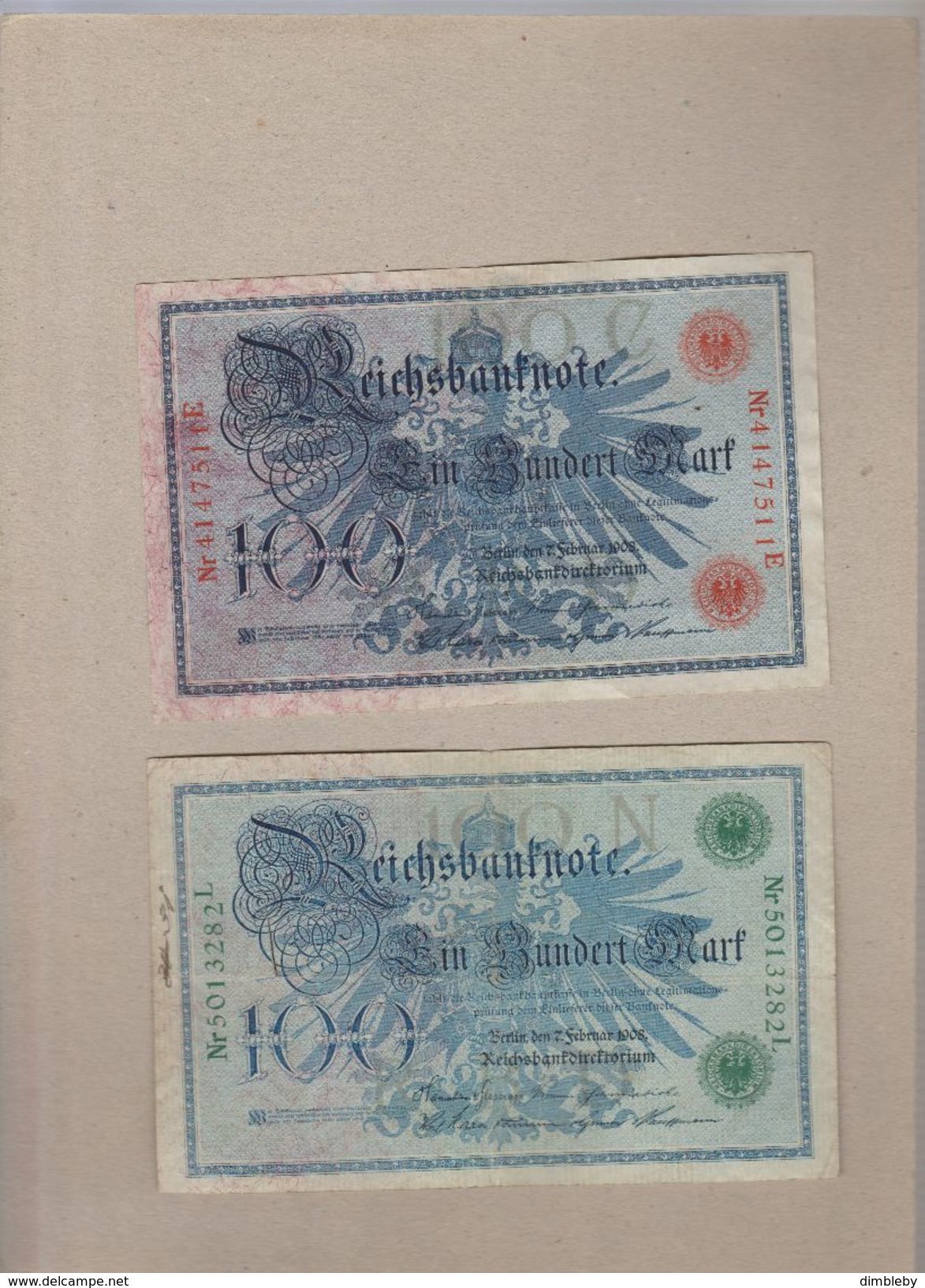 Lot Reichsbanknoten - Sammlungen