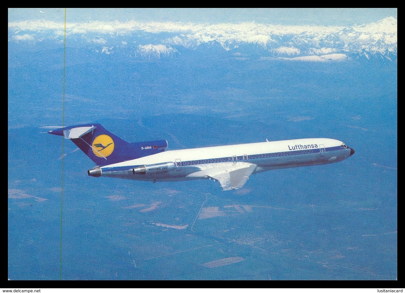 AIRPLANES - MODERN ERA -«LUFTHANSA»B 727 Europa Jet Carte Postale - 1946-....: Moderne
