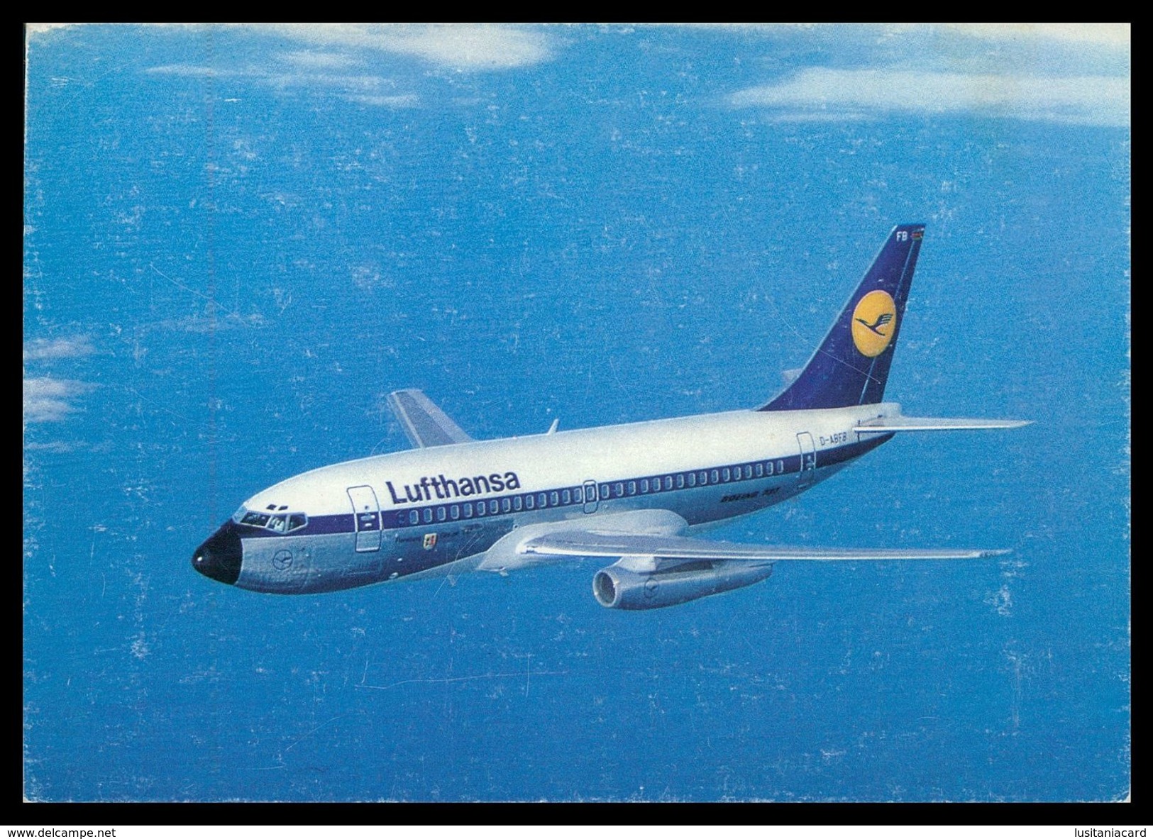 AIRPLANES - MODERN ERA -«LUFTHANSA»  B 737. Carte Postale - 1946-....: Moderne