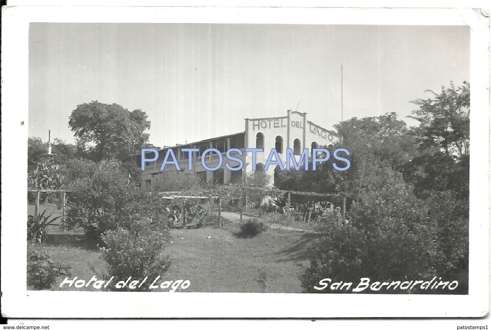 84066 PARAGUAY SAN BERNARDINO DTO CORDILLERA HOTEL DEL LAGO POSTAL POSTCARD - Paraguay