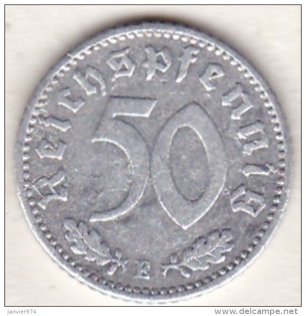 50 Reichspfennig 1935 E MULDENHUTTEN, Aluminium - 50 Reichspfennig