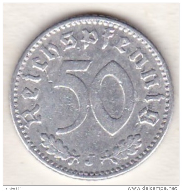 50 Reichspfennig 1935 J HAMBOURG, Aluminium - 50 Reichspfennig