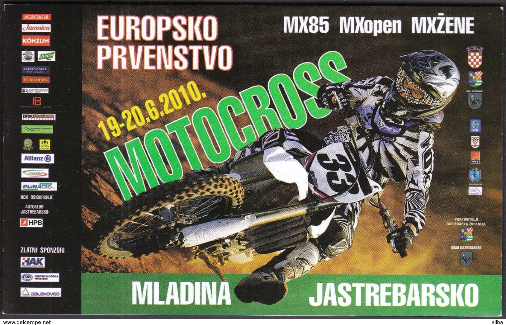 Croatia Jastrebarsko 2010 / Motocross Junior And Senior European Championship, MX 85, MX Open, MX Women - Motorbikes