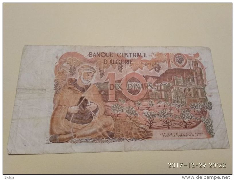 10 Francs 1970 - Algeria