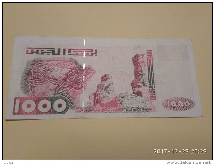 1000 Francs 1998 - Algerije