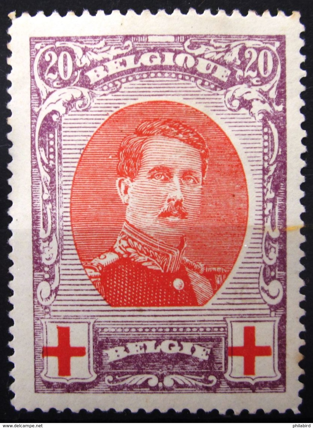 BELGIQUE              N° 134              NEUF* - 1914-1915 Red Cross