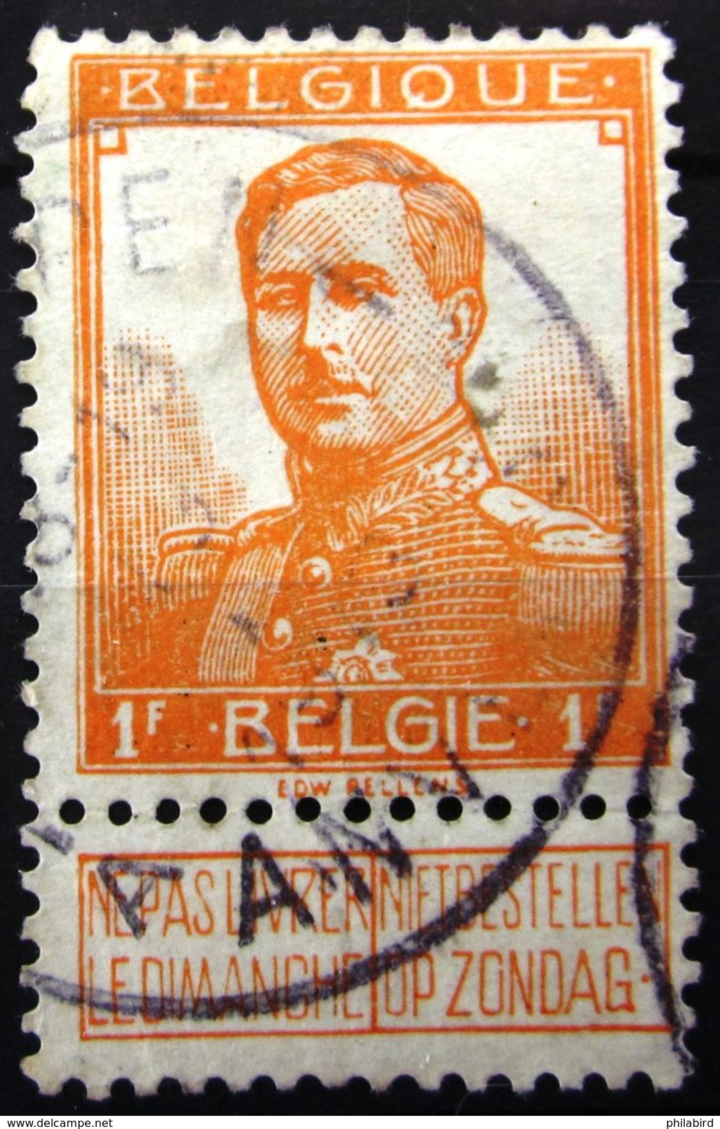 BELGIQUE              N° 116              OBLITERE - 1912 Pellens
