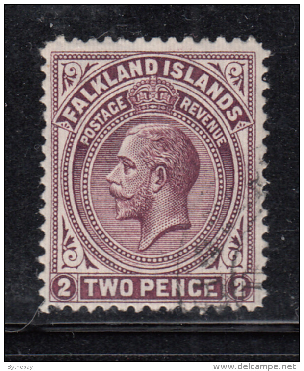 Falkland Islands 1912-1914 Used Scott #32 2p George V - Falkland