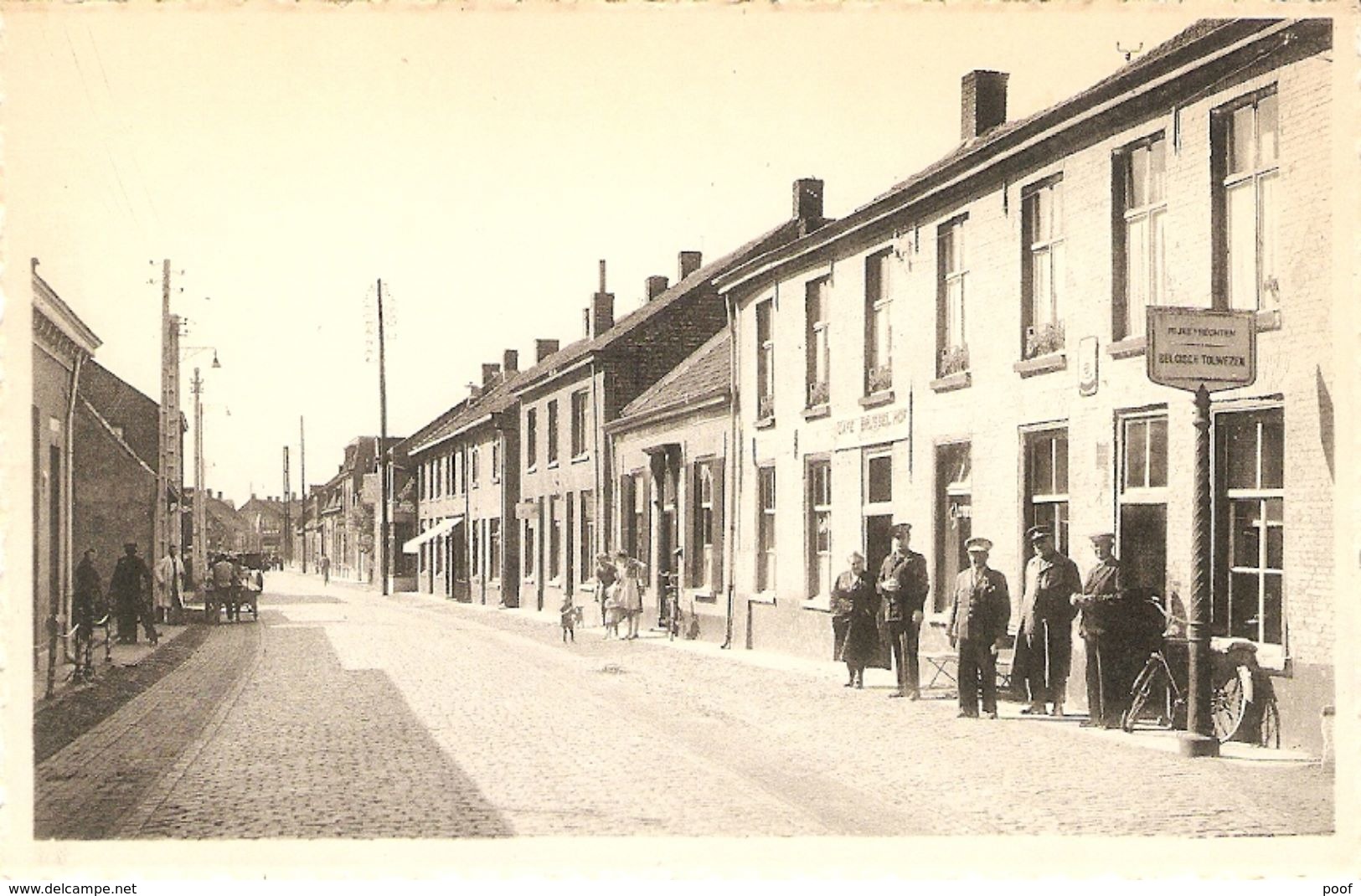 Baarle-Hertog : Molenstraat Met Rechts Belgisch Tolwezen - Baarle-Hertog