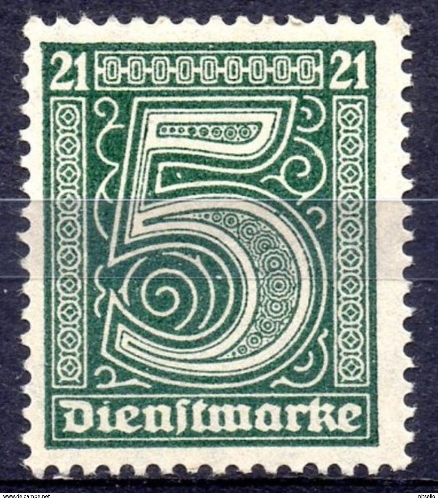 LOTE 1540   ///    (C037) ALEMANIA REICH     AÑO 1920  Mi 16 **MNH   ¡¡¡¡¡LIQUIDATION !!!! - Oficial