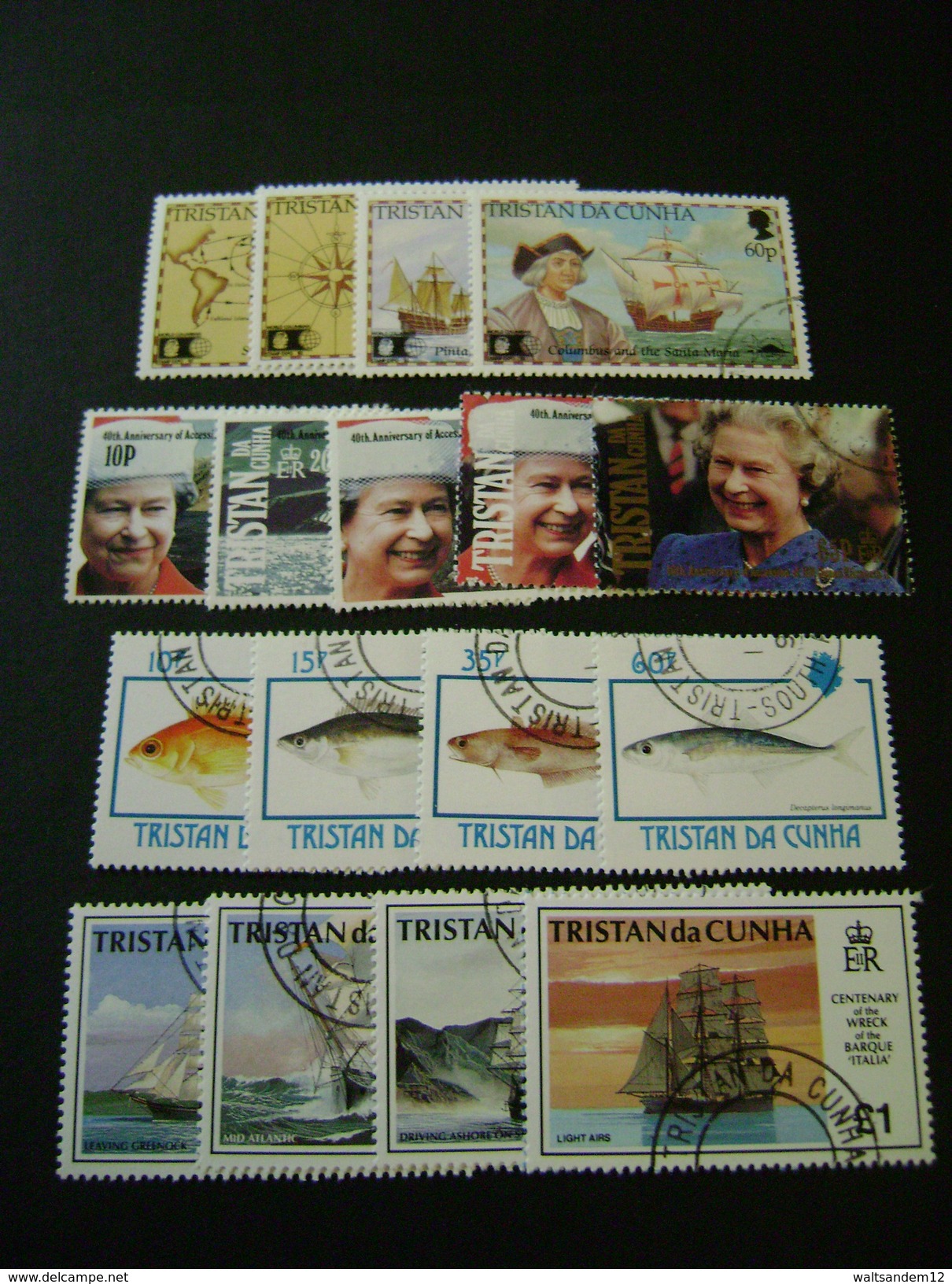 Tristan Da Cunha 1992 Commemorative Issues - Used - Tristan Da Cunha