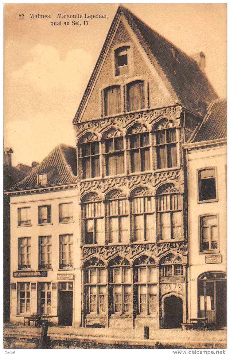 MALINES - Maison Le Lepelaer, Quai Au Sel, 17 - Malines