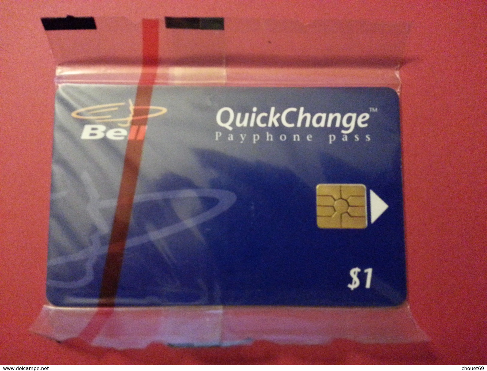 1 $ PAYPHONE PASS BLUE CANADA BELL QUICKCHANGE B20001 08/95 NSB MINT BLISTER - Canada