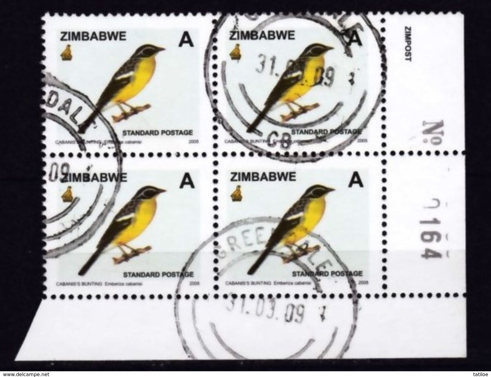 Zimbabwe 2005 Definitives Birds Interesting Group, VFU / Used / O (Simbabwe) - Zimbabwe (1980-...)