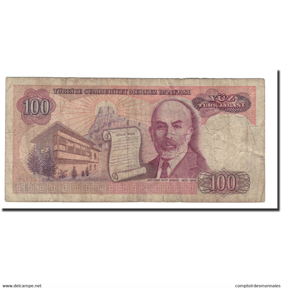 Billet, Turquie, 100 Lira, 1984, 1970-01-14, KM:194a, B - Turquia