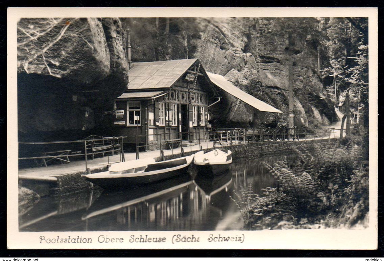 B0084 - Bootsstation Obere Schleuße - Sächsische Schweiz - Wagner TOP - Hinterhermsdorf