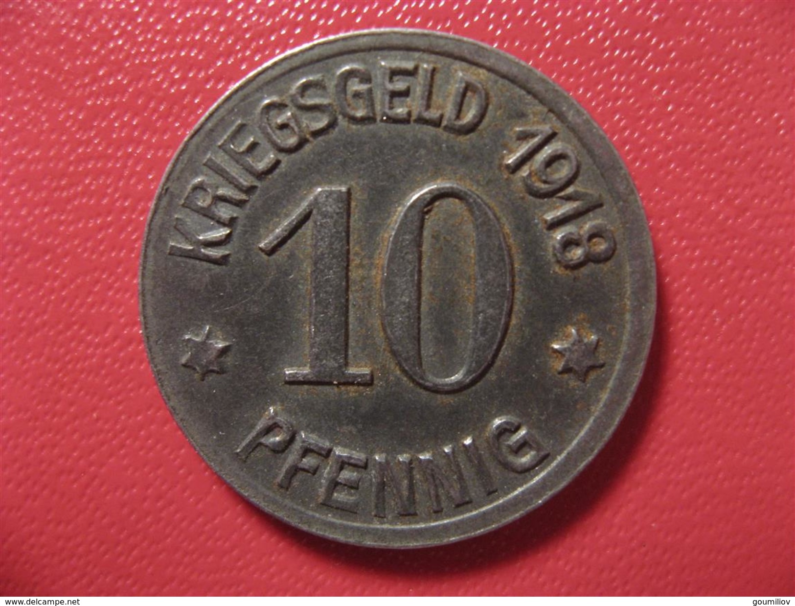 Jeton De Nécessité - Kriegsgeld - 10 Pfennig 1918 - Coblenz - Gültig Bis 1 Jahr Nach Friedensschluss 8167 - Notgeld