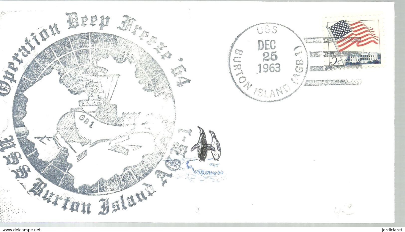 POSTMARKET  USA 1963 - Spedizioni Antartiche