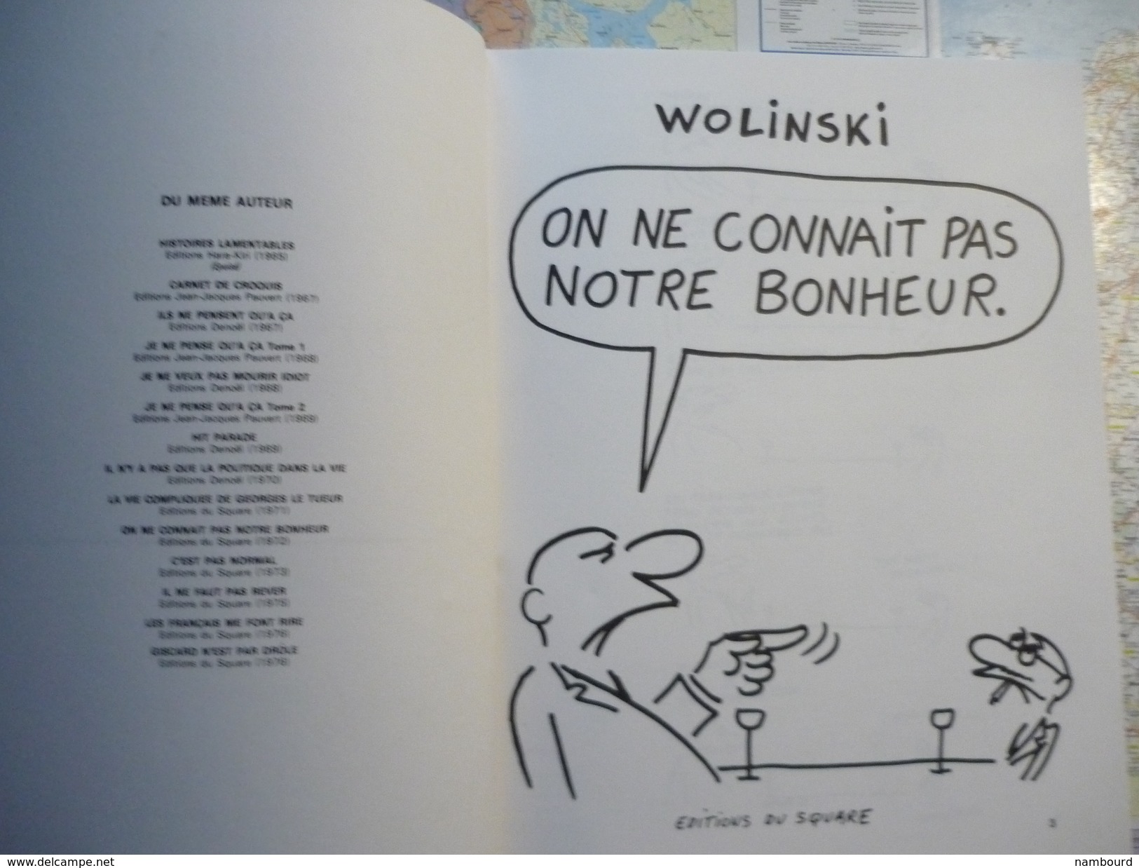 On Ne Connait Pas Notre Bonheur Editions Du Square 1976 - Wolinski